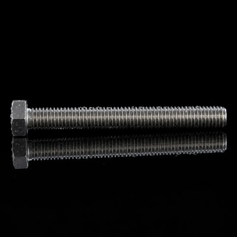 INOX Altıköşe Başlı Metrik Diş Tam Paso Cıvata